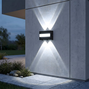 Black Outdoor LED Wall Lights for Patio Garage