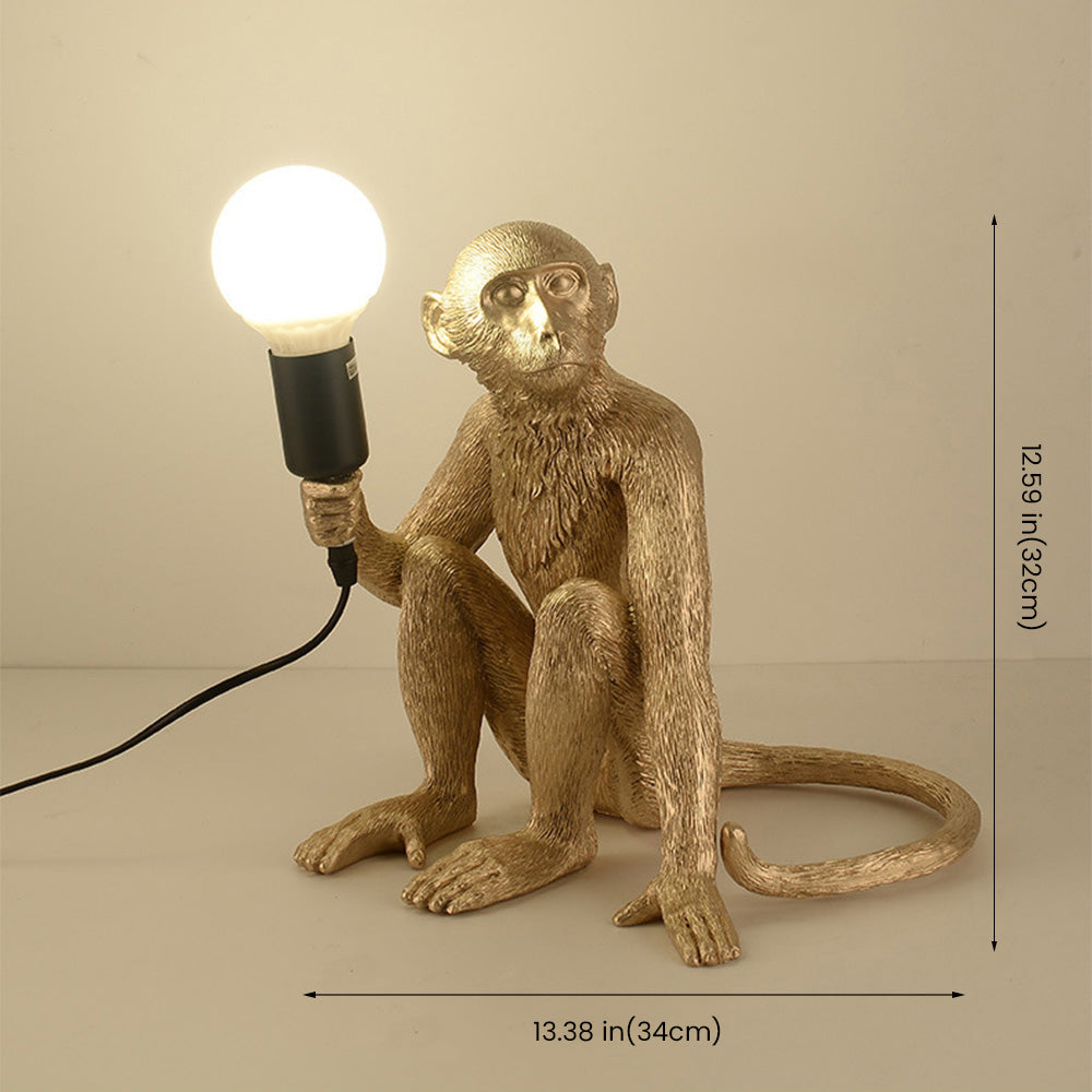 Black Monkey Table Lamp Or Bedside Lights