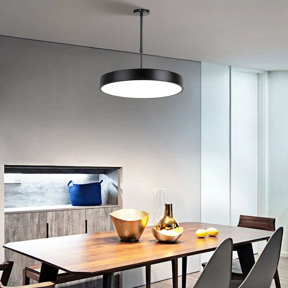 Modern Kitchen Island LED Black Pendant Lights