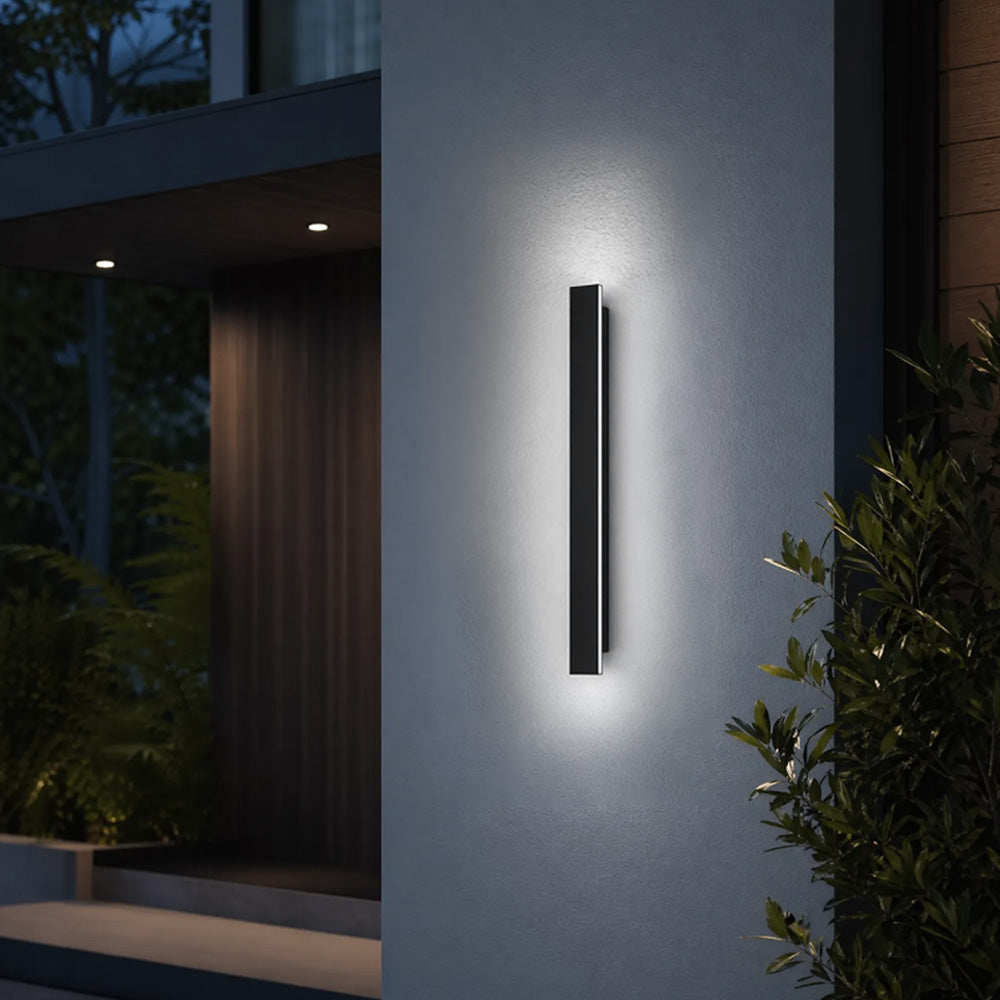 Modern Minimalist Waterproof Outdoor Linear Wall Lamp for Porch