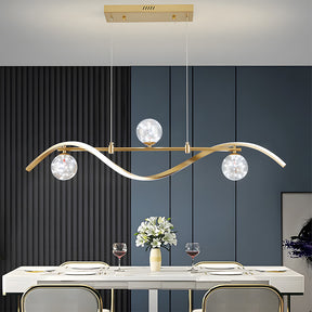 Modern Pendant Lights LED Linear Kitchen Island Lighting