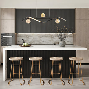 Modern Pendant Lights LED Linear Kitchen Island Lighting