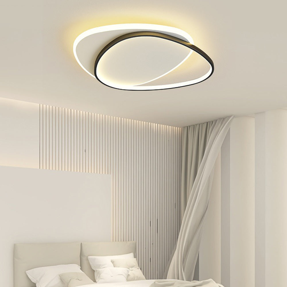 Stylish Contemporary Iron Flush LED Ceiling Lights For Living Room