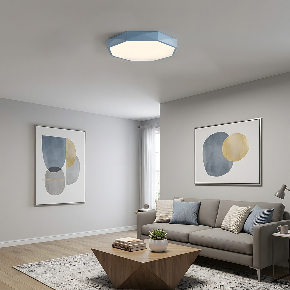 Stylish Geometric Flush Mount Acrylic Ceiling Lights for Bedroom