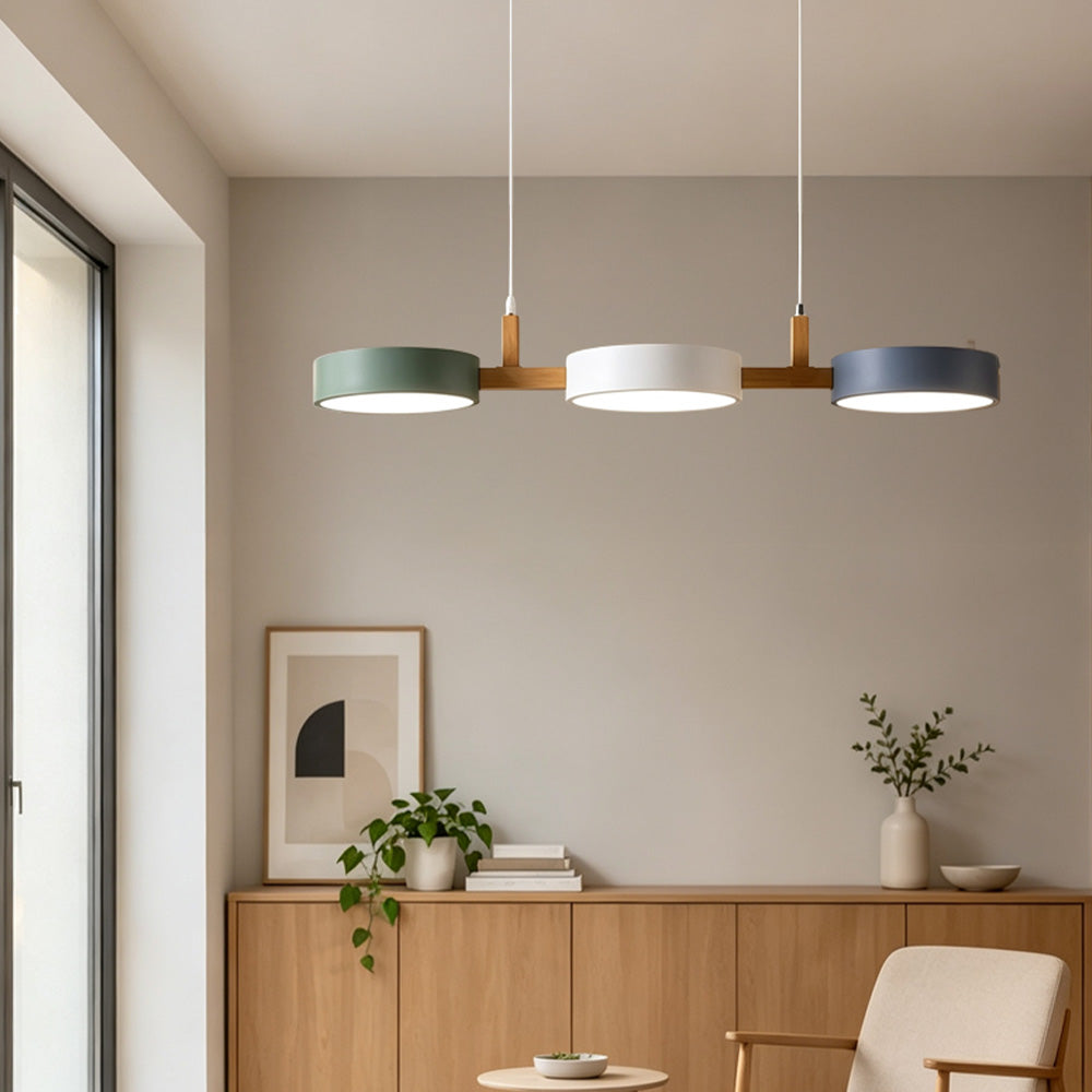 Aria Nordic Wood Pendant Chandelier