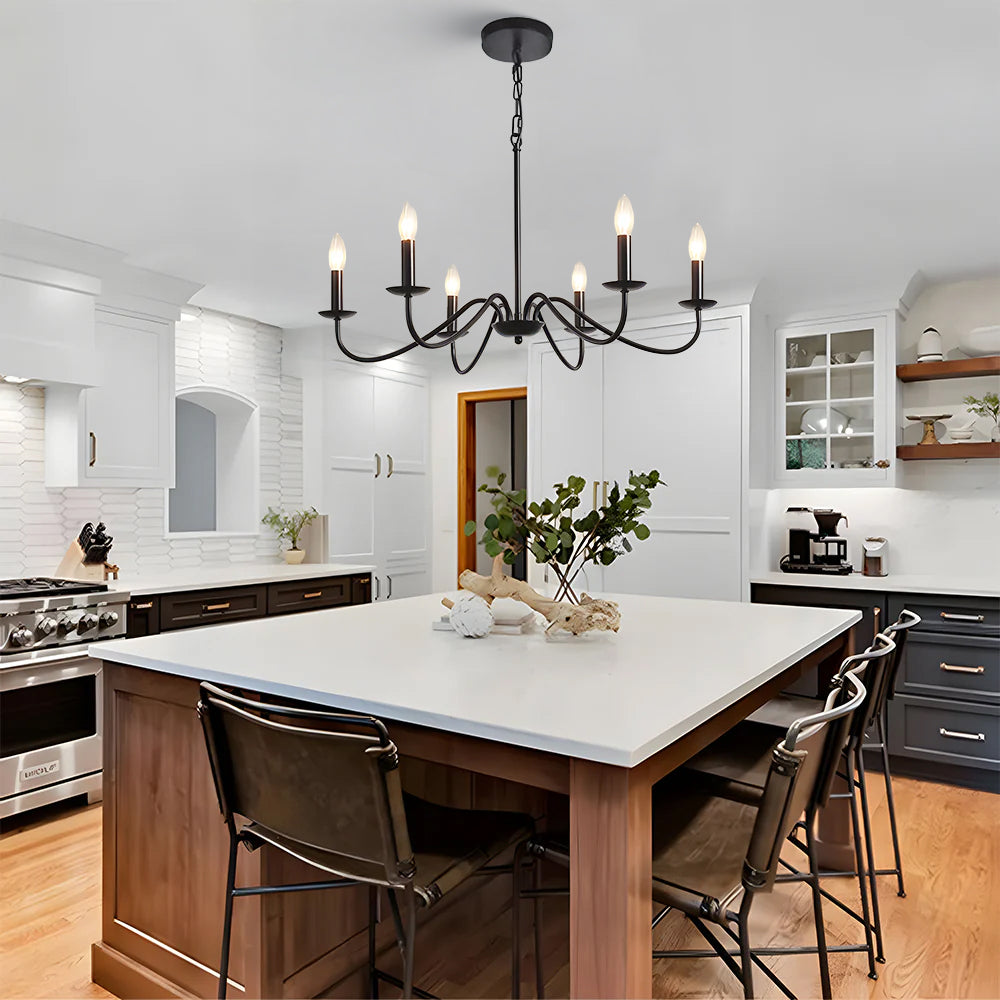 Simple Modern Iron Bedroom Pendant Lights