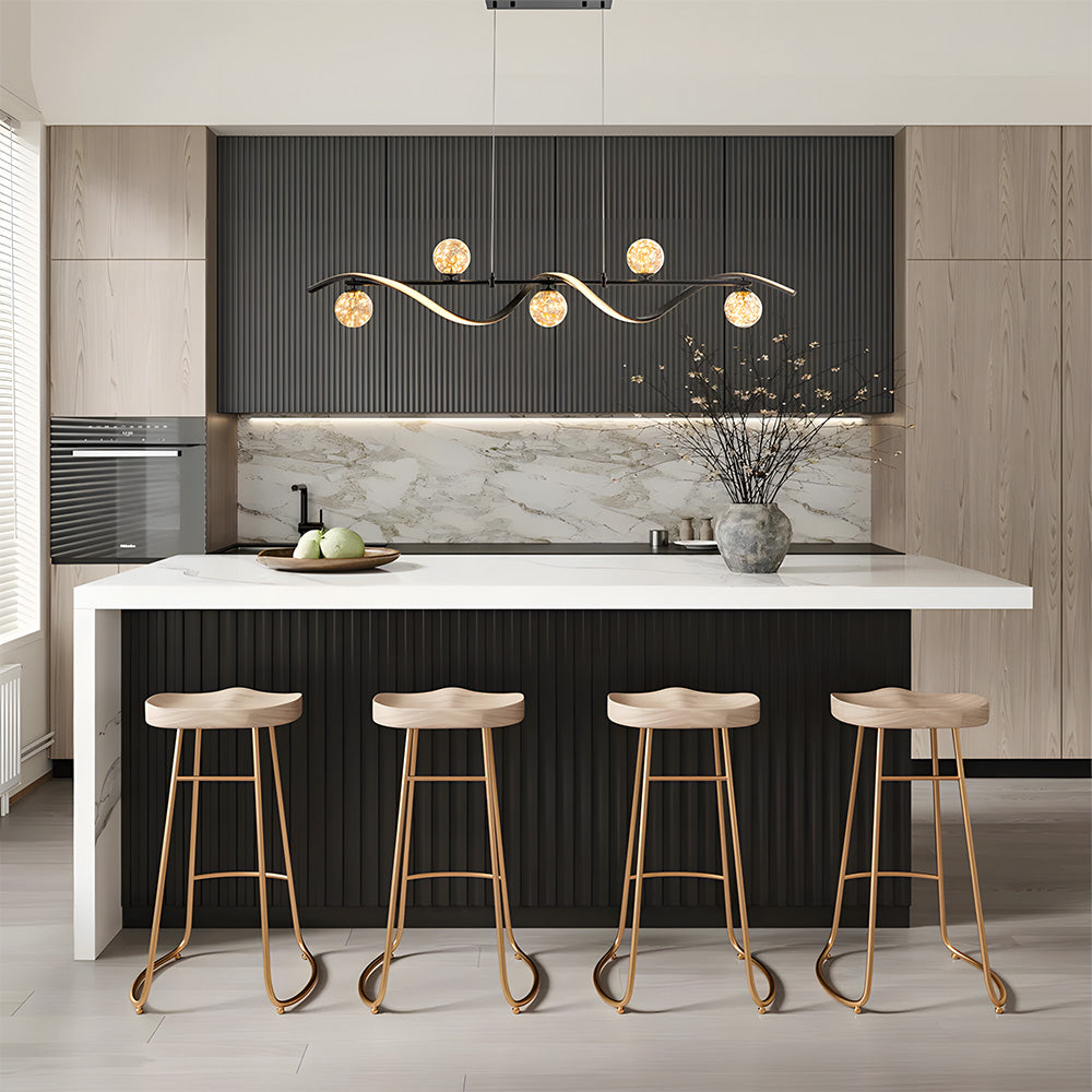 Modern Pendant Lights LED Linear Kitchen Island Lighting