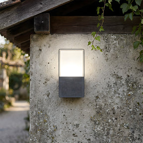 IP65 Aluminium Glass LED Outdoor Garden Wall Lights