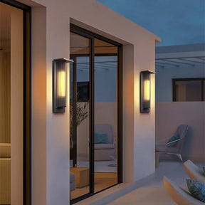 Minimalist Rectangle IP65 Waterproof Outdoor Lighting For Wall, Dusk-to-Dawn
