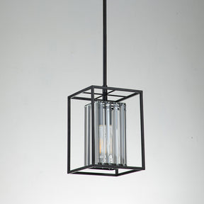 Contemporary Industrial Glass Pendant Light For Dining Room