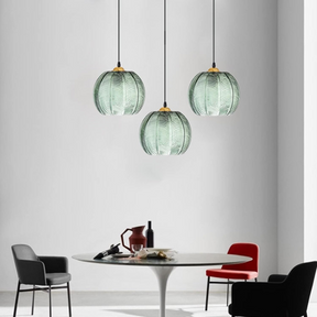 Modern Green Glass Hanging Lamp