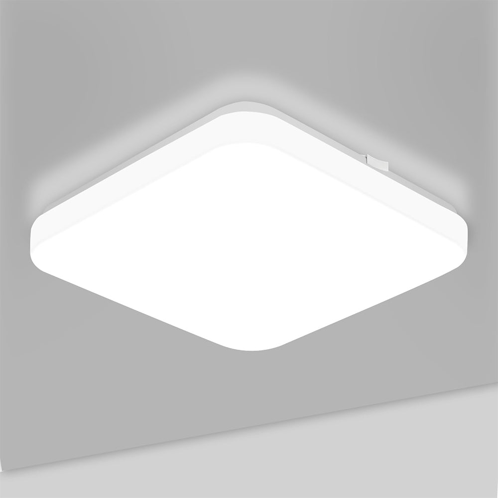 Modern Minimalist White Square Bedroom LED Ceiling Lights