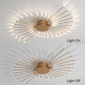 Multiple-Head Creativity Bedroom LED Ceiling Light