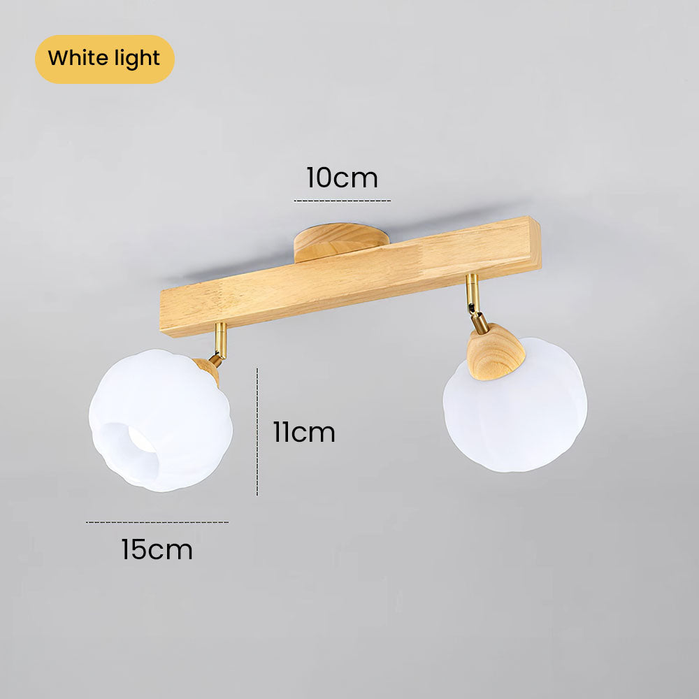 Cream Wood Track Lighting Living Room Light Track Ceiling