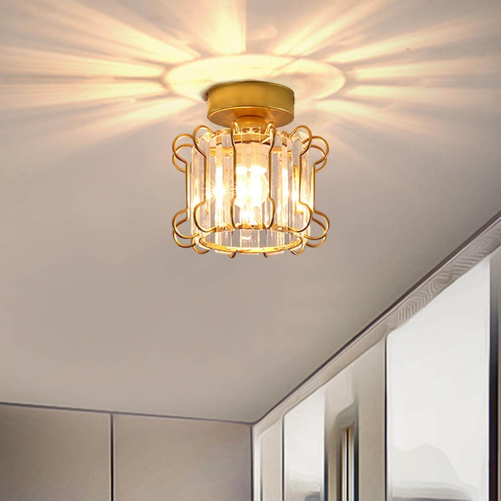 Industrial Glass Ceiling Lights For Hallway