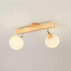 Cream Wood Track Lighting Living Room Light Track Ceiling