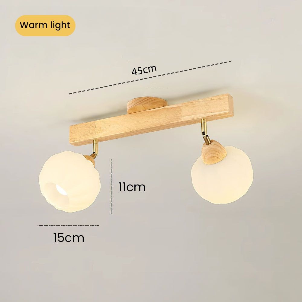 Cream Wood Track Lighting Living Room Light Track Ceiling