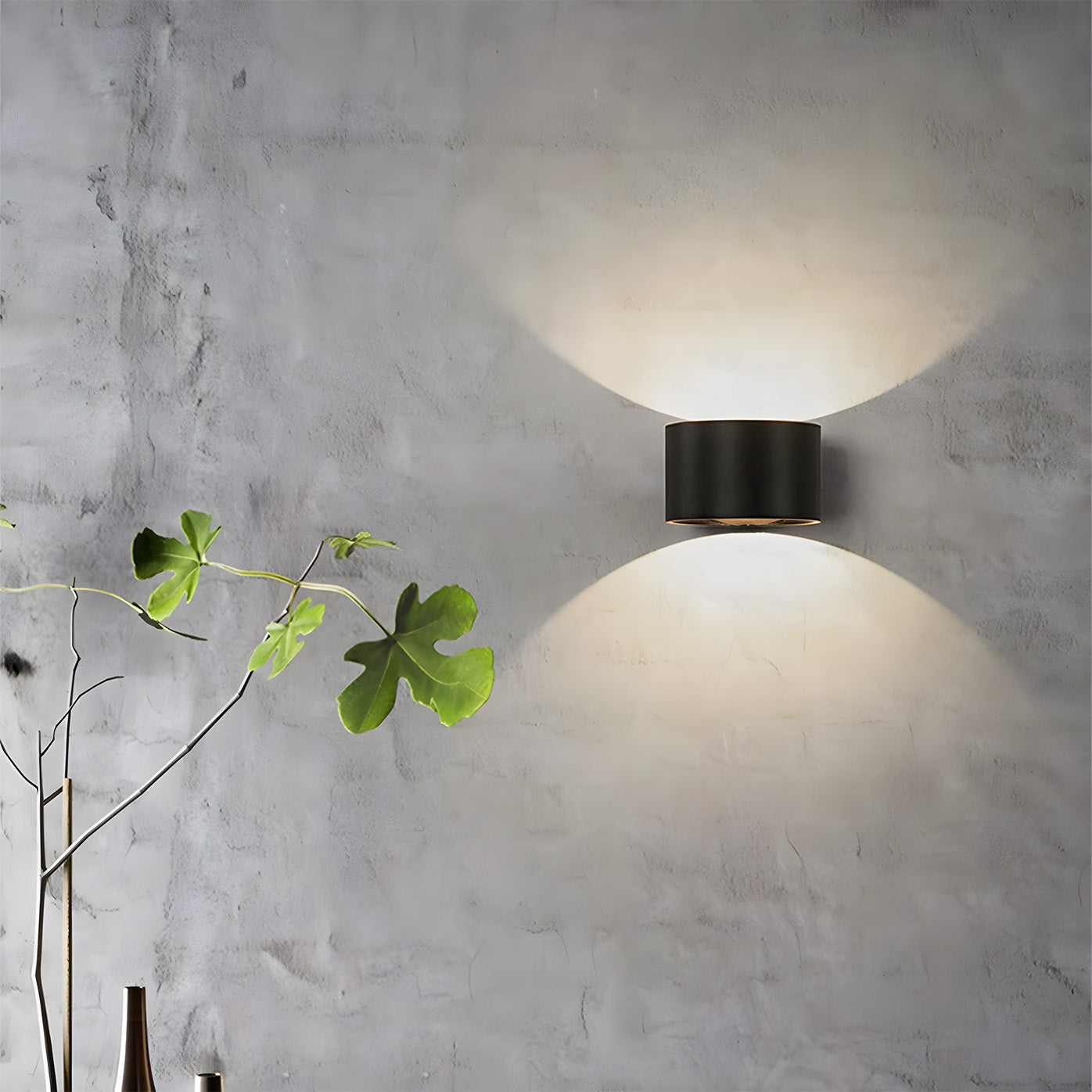 Modern Up and Down Aluminium LED Outdoor Wall Lights for Patio Entryway