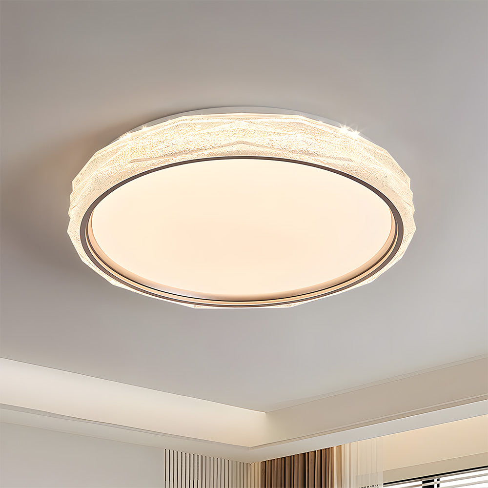 Elegant Acrylic Iron Dimmable LED Ceiling Lights for Porch Balcony