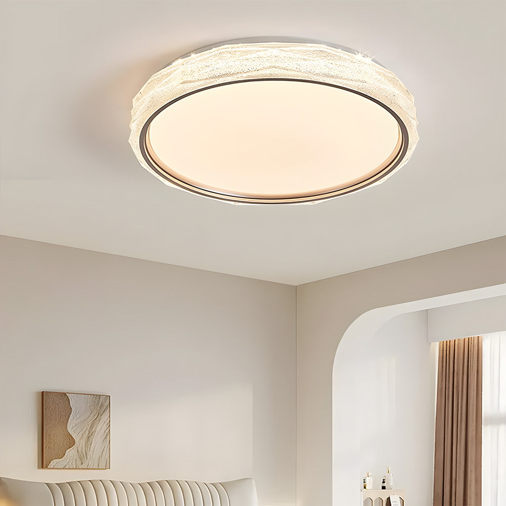 Elegant Acrylic Iron Dimmable LED Ceiling Lights for Porch Balcony