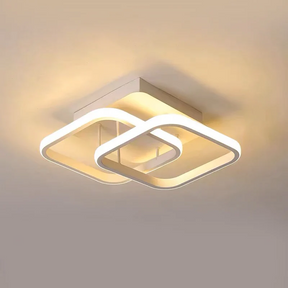 Nova Art Deco White LED Ceiling Lights