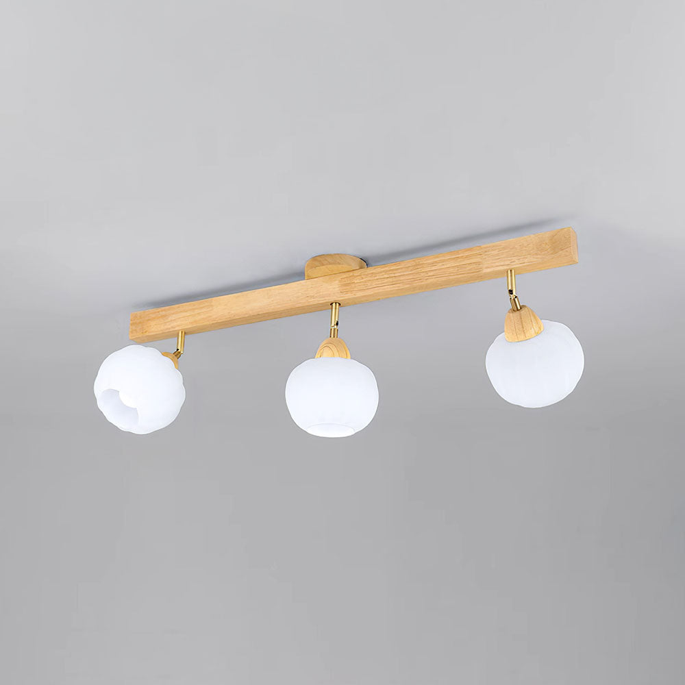 Cream Wood Track Lighting Living Room Light Track Ceiling