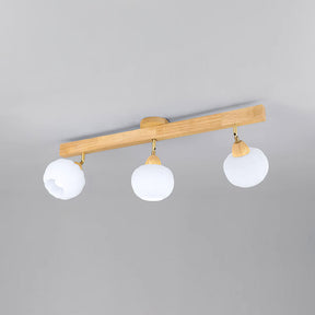 Cream Wood Track Lighting Living Room Light Track Ceiling