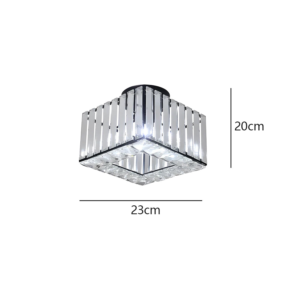 Crystal Modern Hallway Ceiling Light Fixture