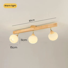 Cream Wood Track Lighting Living Room Light Track Ceiling