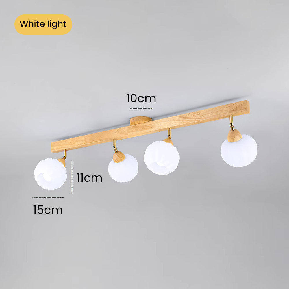 Cream Wood Track Lighting Living Room Light Track Ceiling