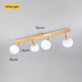 Cream Wood Track Lighting Living Room Light Track Ceiling