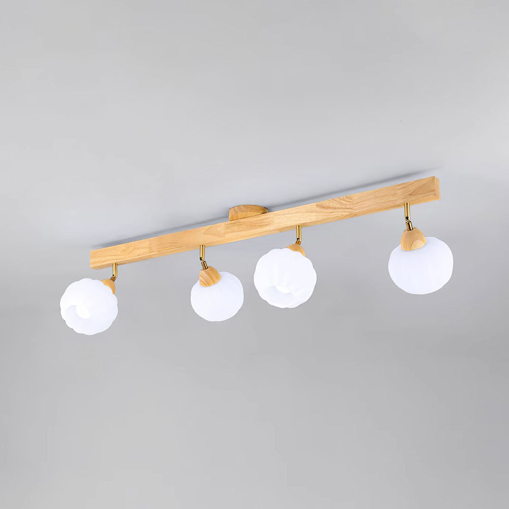 Cream Wood Track Lighting Living Room Light Track Ceiling