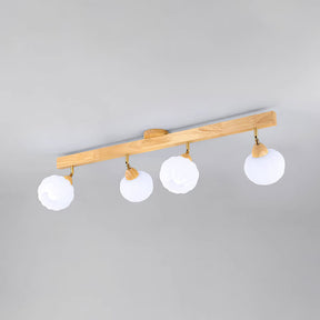 Cream Wood Track Lighting Living Room Light Track Ceiling