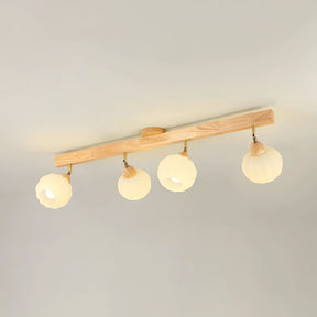 Cream Wood Track Lighting Living Room Light Track Ceiling