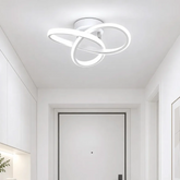 Nova Art Deco White LED Ceiling Lights