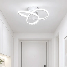 Nova Art Deco White LED Ceiling Lights