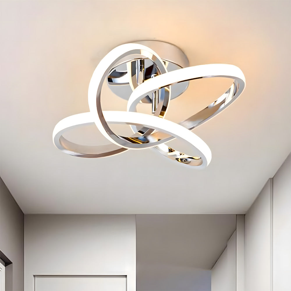 Modern LED Semi Flush Ceiling Lights for Hallway, Living Room, Bedroom