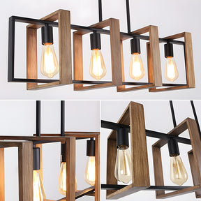 Black Modern Pendant Lighting Dining Room Farmhouse Chandelier