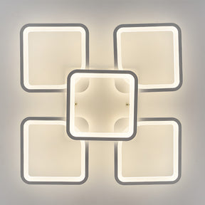 Modern Geometric Square LED Ceiling Lights for Office Bedroom