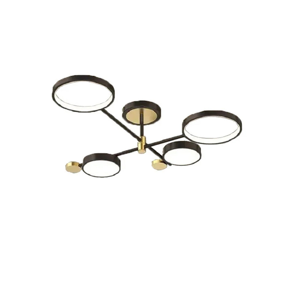 Minimalist Modern Creative Ring Ceiling Lights for Bedroom