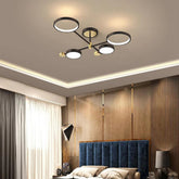 Minimalist Modern Creative Ring Ceiling Lights for Bedroom