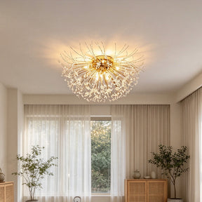 Aura Crystal Dandelion Ceiling Light