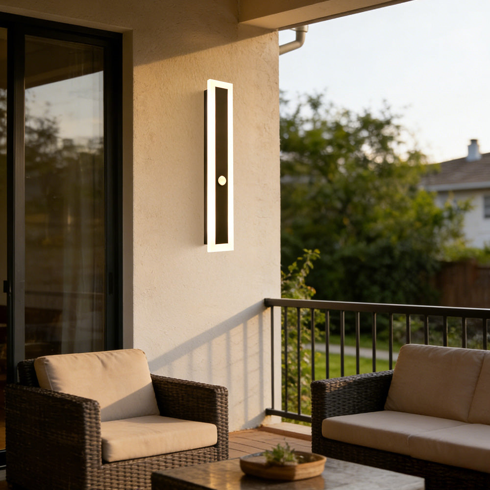 Outdoor Sensor Wall Light, IP65 Garden Wall Lamp