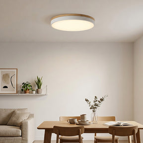 Aria Wood Flush Mount Ceiling Lamp