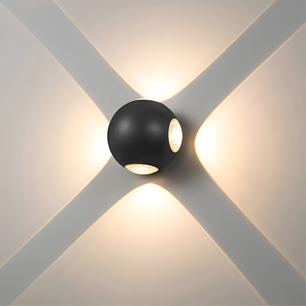 Outdoor Waterproof Exterior LED Wall Lights for Entryway Garage Patio in Warm White