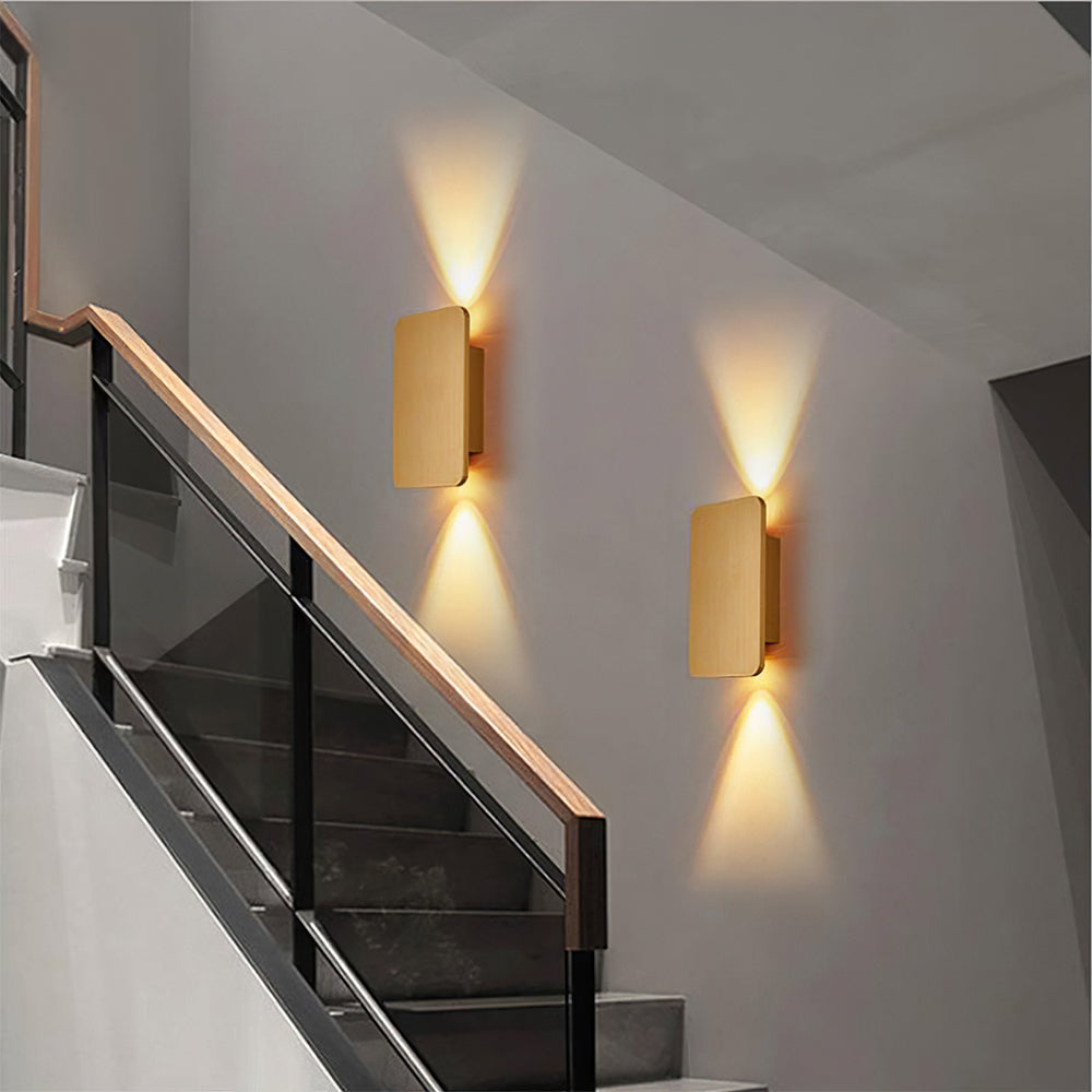Modern Square LED Up and Down Wall Lamp