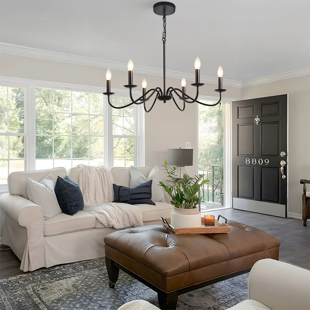 Simple Modern Iron Bedroom Pendant Lights