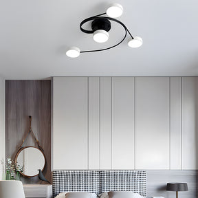 Modern Flush Mount Chandelier Nordic Ceiling Light Fixture