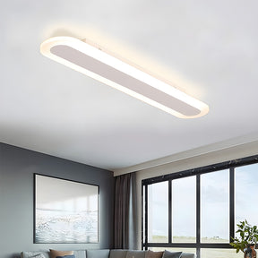 Nordic Edge Linear LED Flush Mount Ceiling Light