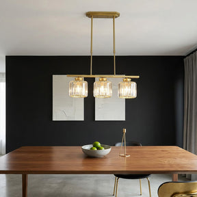 Luna Crystal Linear Chandelier